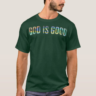 Camiseta Deus é o bom cristão Vintage TieDye