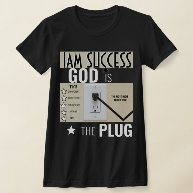 CAMISETA DEUS É O PLUG (Postura )