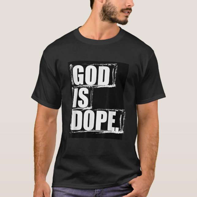 Camiseta Deus é o símbolo da esperança religiosa (Frente)