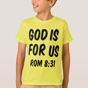 Camiseta Deus é para nós a partir de 8 31