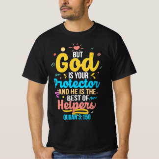 Camiseta Deus é seu protetor e o melhor dos ajudantes