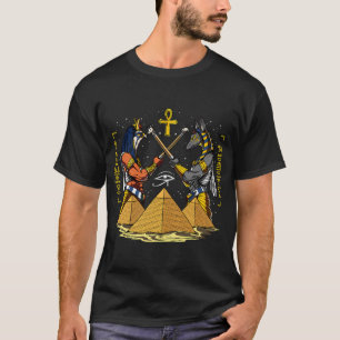 Camiseta Deus Egípcio Anúbis Olho de Hórus