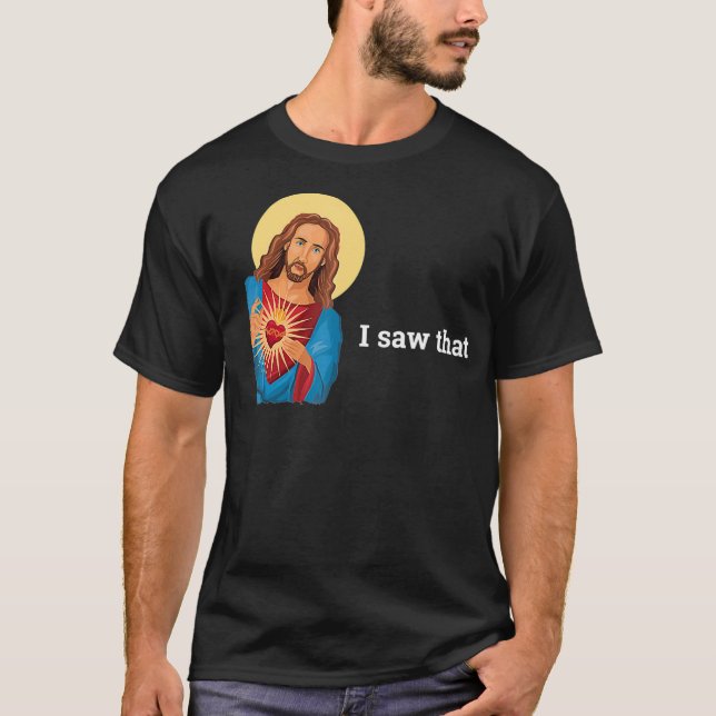 Camiseta Deus Engraçado, Eu Vi Aquele Meme Religioso, Jo (Frente)