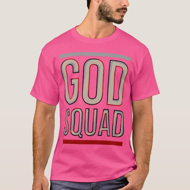 Camiseta Deus esquadrão (Frente)