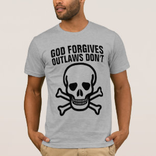 Camiseta DEUS ESQUECE OS OUTLAWS NÃO T-shirts
