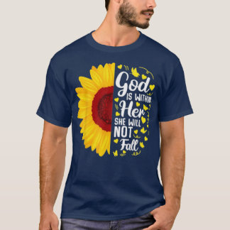 Camiseta Deus Está Dentro Dela, Ela Não Cairá Em Ventos Cri