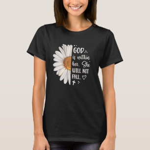 Camiseta Deus Está Dentro Dela Salmo 465 Versículo Bíblico
