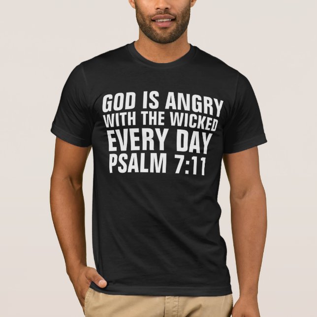 CAMISETA DEUS ESTÁ ZANGADO COM AS IRMÃOS CRISTÃOS MALUCOS (Frente)