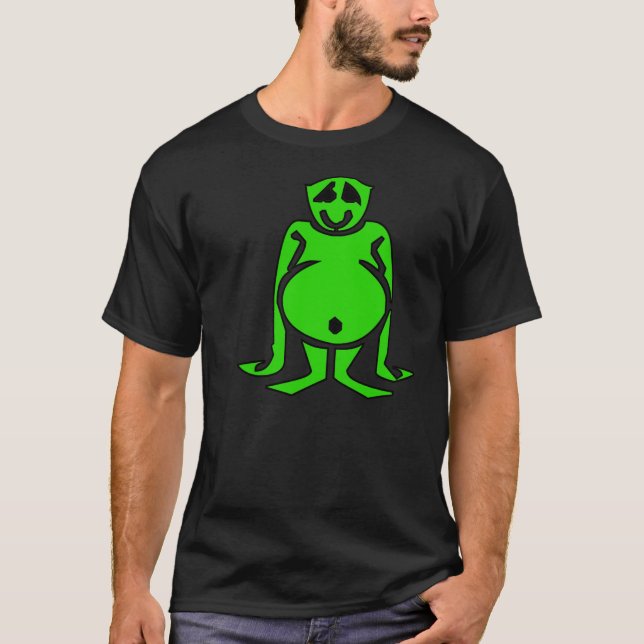 Camiseta Deus estrangeiro do macaco de aranha (Frente)