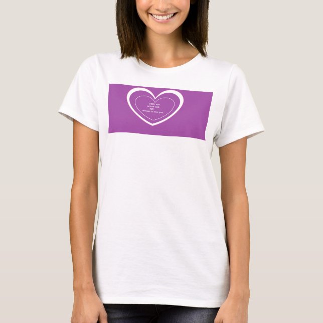 Camiseta DEUS EU SOU é amor (Frente)
