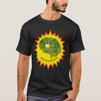 Camiseta Deus Ex Machina Circuito Conselho Cérebro Sol de t