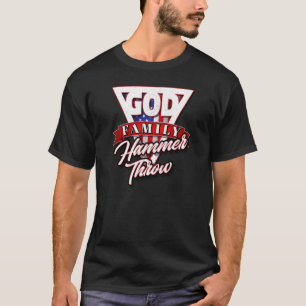 Camiseta Deus Família e Lançamento de Martelo