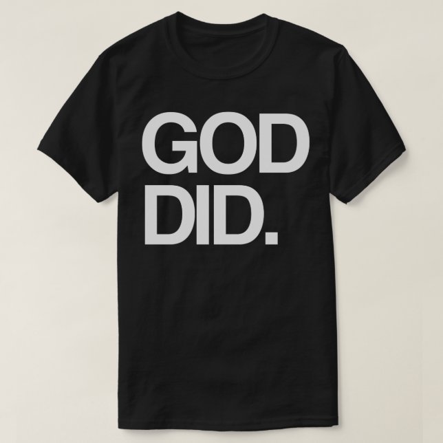 Camiseta Deus fez (Frente do Design)