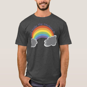 Camiseta Deus Fez O Arco-Íris Premium