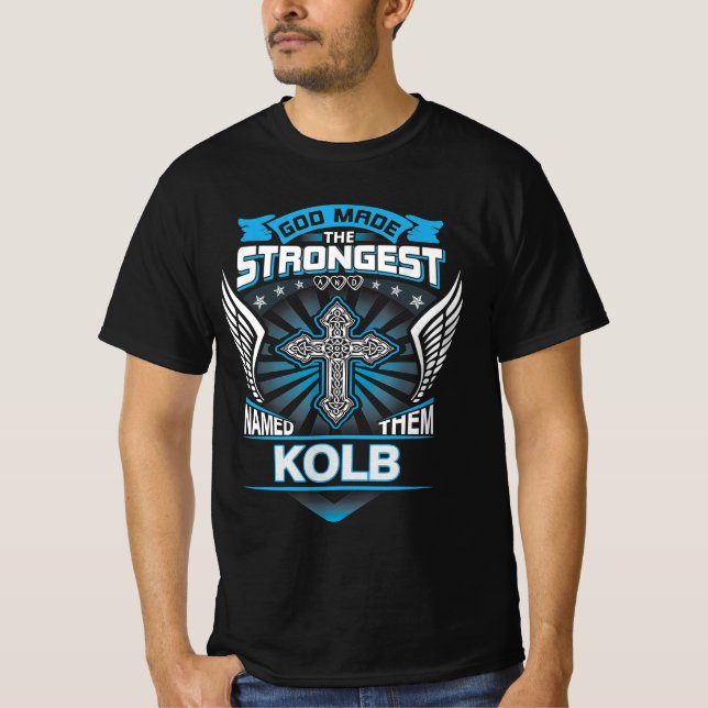 Camiseta Deus Fez O Mais Forte E Os Chamou De Kolb (Frente)