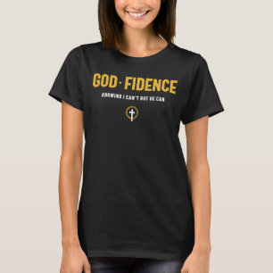Camiseta Deus Fidence Sabendo que não posso, mas ele pode c