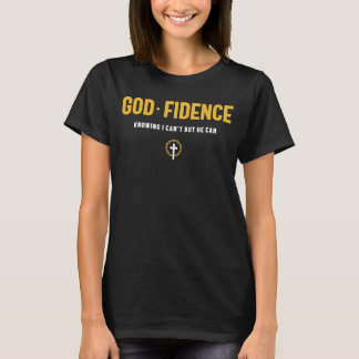 Camiseta Deus Fidence Sabendo que não posso, mas ele pode c
