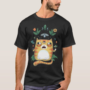Camiseta Deus Gato de Yoga