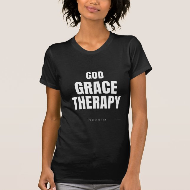 CAMISETA DEUS, GRAÇA, TERAPIA (Frente)