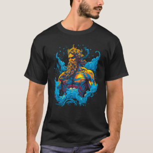 Camiseta Deus Grego Poseidon Mitologia Grega Netuno