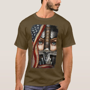 Camiseta Deus Guerreiro de Jesus Cristão Leão da Cruz de Ju