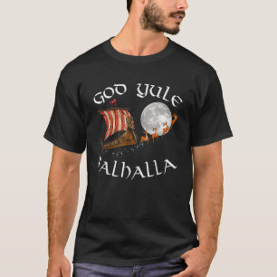 Camiseta Deus J l Bom Yule Natal Navio Viking Com Rena