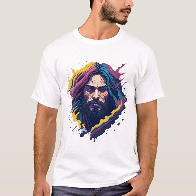 Camiseta Deus Jesus Cristo Design (Frente)