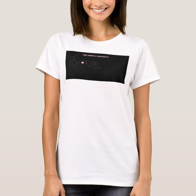 Camiseta DEUS JESUS é traduzido no amor (Frente)