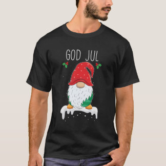 Camiseta Deus Jul Gnomo Tomte Sueco Gnomo Escandinavo