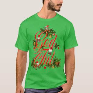 Camiseta Deus Jul Norueguês Natal Noruega Elves Julenisse