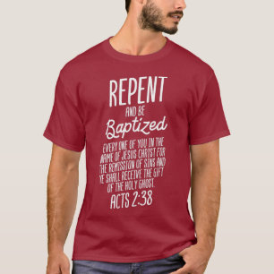 Camiseta Deus Lover Se Arrepende E Seja Batizado De Atos 23