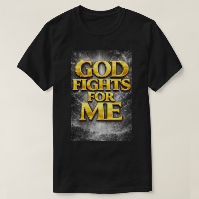 Camiseta Deus luta. (Frente do Design)