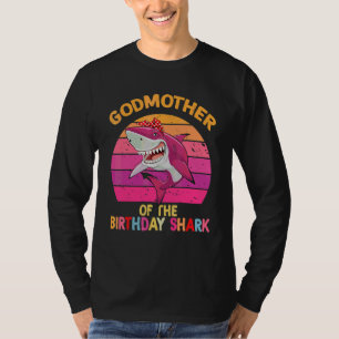 Camiseta Deus Mãe Madrinha Da Vintage Do Tubarão