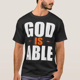 Camiseta Deus mais cristão é Able Christian Faith Gift