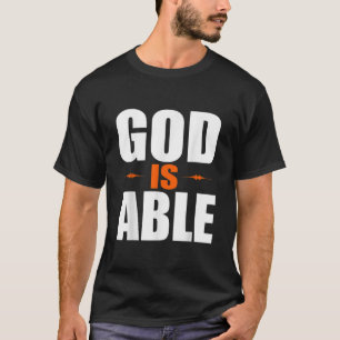 Camiseta Deus mais cristão é Able Christian Faith Gift T-Sh