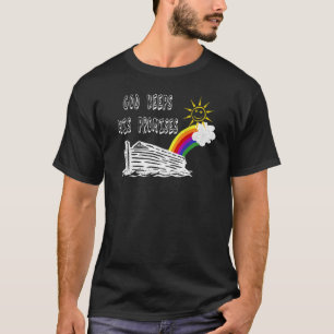 Camiseta Deus mantém suas promessas de religião Bíblia a ar