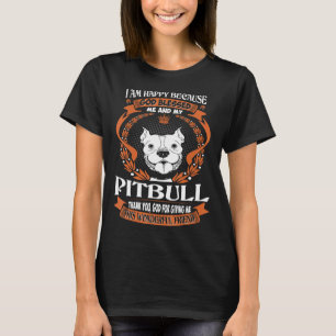 Camiseta Deus Me Abençoe E Pitbull Amigo Maravilhoso Novo