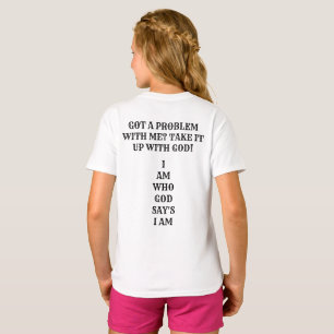 CAMISETA DEUS ME CRIOU E ME CONCEBEU MOVIMENTOS E MAIS