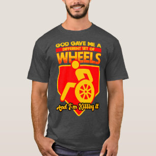 Camiseta Deus Me Deu Um Conjunto Diferente De Rodas E Eu Ma