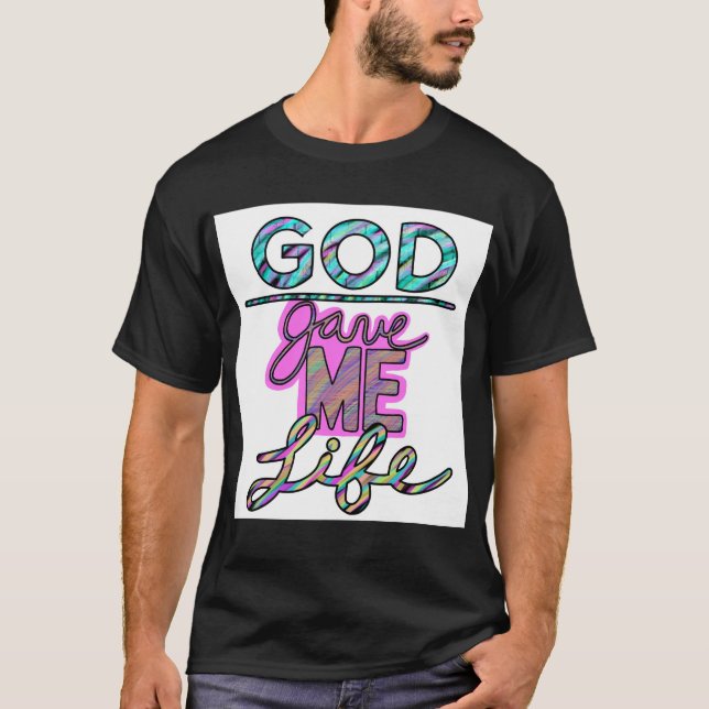Camiseta Deus Me Deu Vida (Frente)