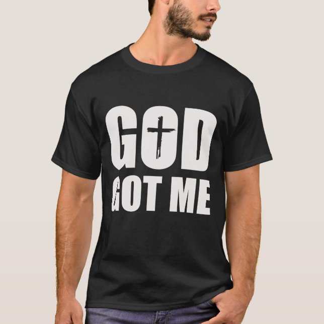 Camiseta DEUS ME TEM Blk (Frente)