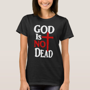 Camiseta Deus Não Está Morto Jesus Cristo Fé Religioso Cris