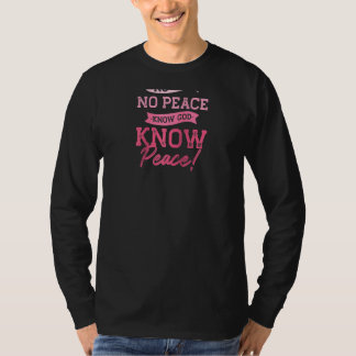 Camiseta Deus Não Sabe Paz Deus Sabe Paz, Pink Chri