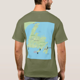 Camiseta Deus no Mapa da Terra Nova