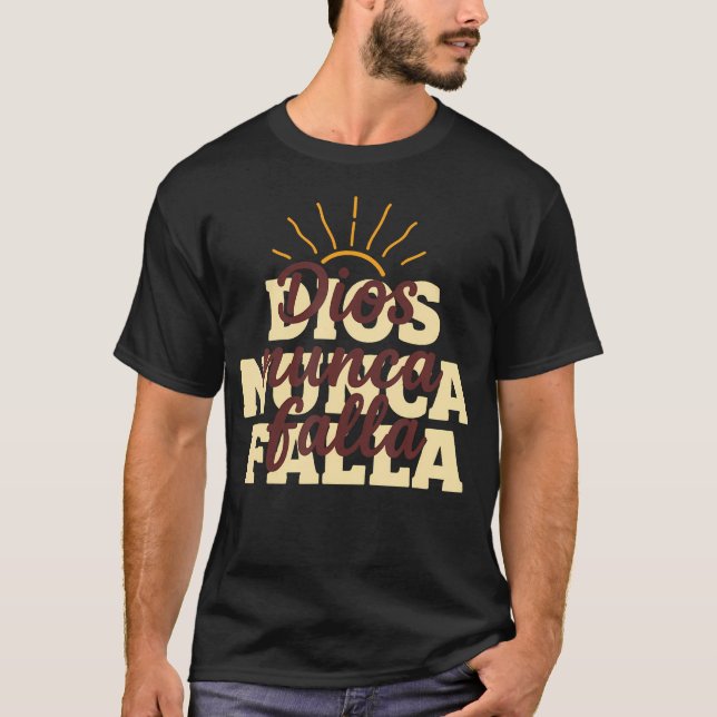 Camiseta Deus Nunca Falha Cristão (Frente)
