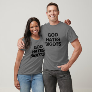 CAMISETA DEUS ODEIA BIGOTS