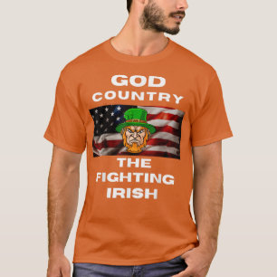 Camiseta Deus País Os Irlandeses Que Combatem