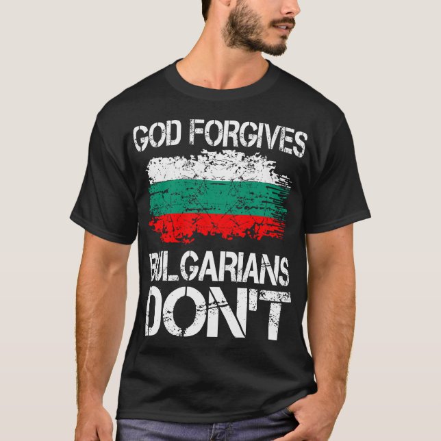 Camiseta Deus Perdoa Búlgaros Não Dão Presente (Frente)