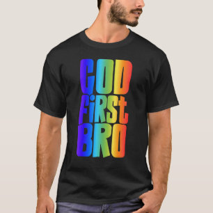 Camiseta Deus Primeiro Irmão Proverbs 36 Colocou Deus Prime