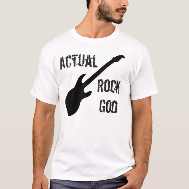 Camiseta Deus real da rocha (Frente)